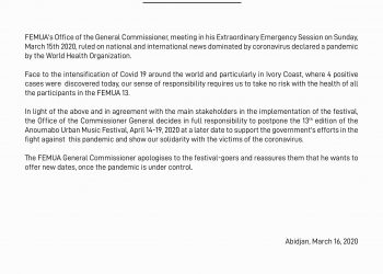 Press release 2020-03-16