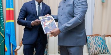 Audience du Commissaire Géneral du FEMUA avec le Président Tshisekedi (RDC)