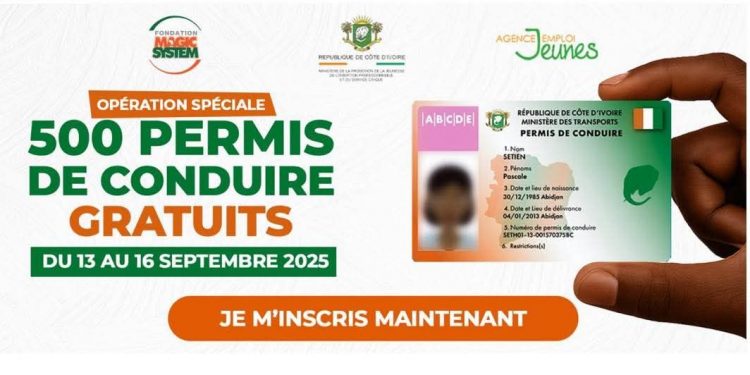 #IMPACTFEMUA17: La Fondation Magic System en partenariat avec l’Agence Emploi Jeunes , offre 500 permis de conduire à la jeunesse